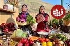 ببینید؛ غذای روستایی در گیلان؛ پخت دلمه کلم پرشده با گوشت