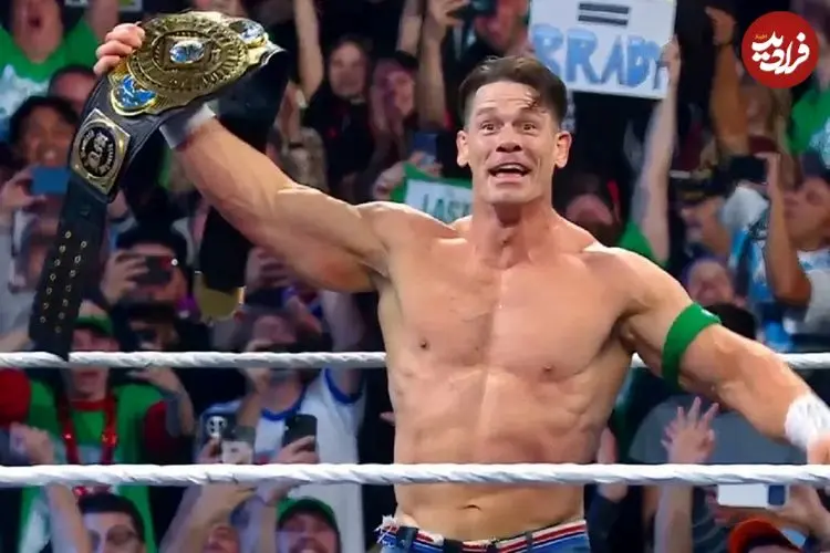 ببینید؛ جان سینا پس از سه دهه حضور در WWE قهرمان گرند اسلم کشتی کج شد