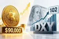بیت کوین در مسیر آزمون ۹۰ هزار دلار؛ آیا دلار قوی می‌تواند جلوی ادامه رشد بازار را بگیرد؟