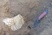 کشف گچ‌ بری حیرت آور ۱۷۰۰ ساله در شرق ایران