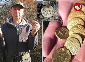 (تصاویر) جویندۀ آماتور، قدیمی‌ترین گنجینۀ سکه‌های طلا در بریتانیا را کشف کرد