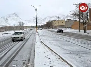 عکس| فریدونشهر اصفهان زیر بارش برف دفن شد