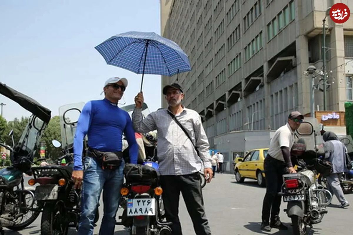 کف خیابانهای تهران گرمتر از کویر لوت!