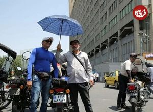 کف خیابان‌های تهران گرم‌تر از کویر لوت!