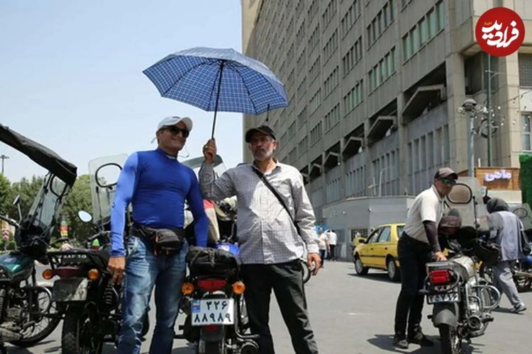 کف خیابان‌های تهران گرم‌تر از کویر لوت!