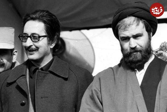 عکس؛ سفر در زمان؛ «بنی‌صدر با لباس نظامی در کنار مصطفی چمران»؛ دهه 60