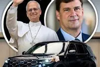 تصاویر| یک شاسی بلند؛ هدیه مخصوص مدیرعامل فورد به پاپ لئو چهاردهم