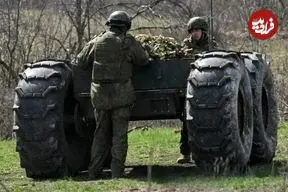 عکس| ربات غول‌پیکر Chelnok روسیه در نزدیکی خط مقدم مشاهده شد