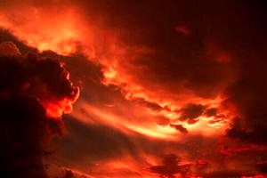 (ویدئو) طوفان شن آسمان اردن را قرمز کرد 