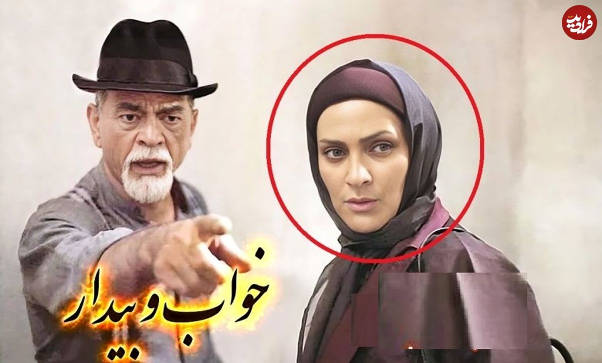 (تصاویر) رویا نونهالی ناتاشای سریال خواب و بیدار کنار همسرش