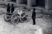 عکس| سفر زمان؛ پادگان توپخانه سرخس در زمان ناصرالدین شاه