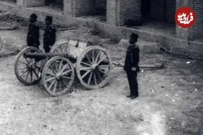 عکس| سفر زمان؛ پادگان توپخانه سرخس در زمان ناصرالدین شاه