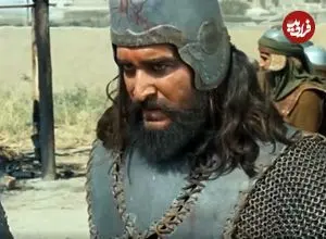 عکس| سفر در زمان؛ «سائب» در 19 سالگی و در تست گریم سریال مختارنامه؛ سال 82