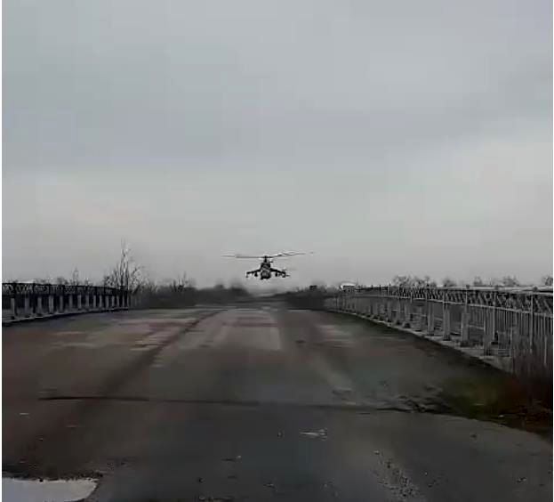 (ویدئو) لوپس بالگردهای میل-24 اوکراین