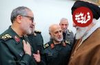 عکس؛ سفر به تاریخ؛ «سرلشکر شادمانی، فرماندۀ قرارگاه خاتم» در کنار «احمد کاظمی»؛ دهۀ 70