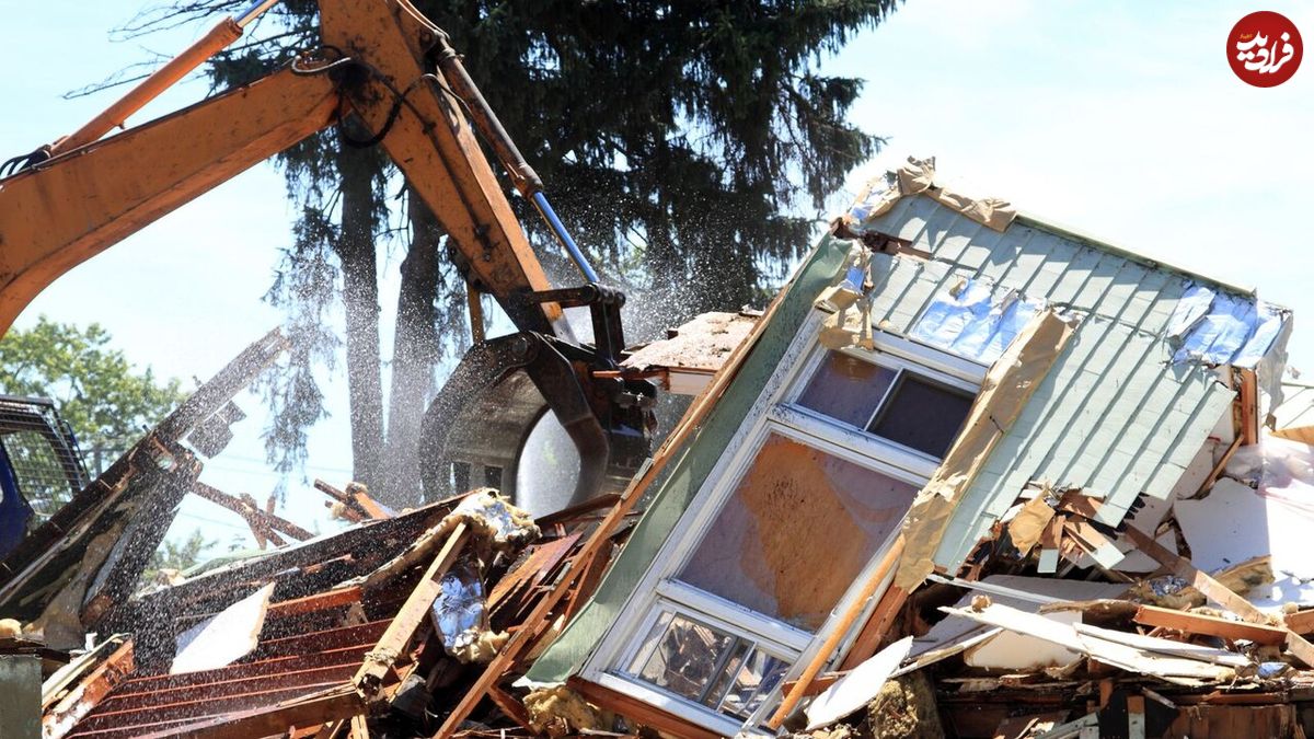 خانه زن آمریکایی، به اشتباه تخریب شد