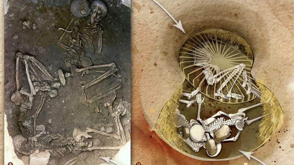 کشف اسکلت‌های 5 هزارساله که به شیوۀ «مافیا» قربانی شده بودند