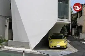 تصاویر| معماری خاص این خانه کوچک ژاپنی