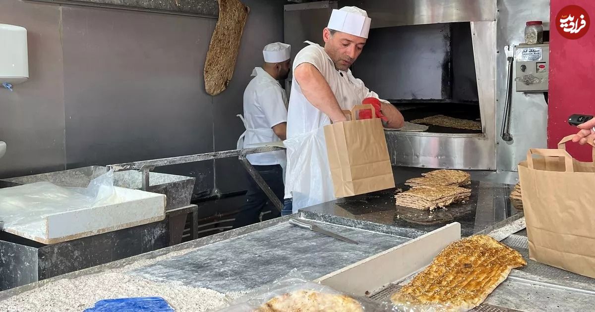 عکس؛ بنر نانوایی یک شهرستان درباره اتباع جلب توجه کرد