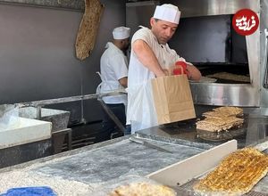 عکس؛ بنر نانوایی یک شهرستان درباره اتباع جلب توجه کرد