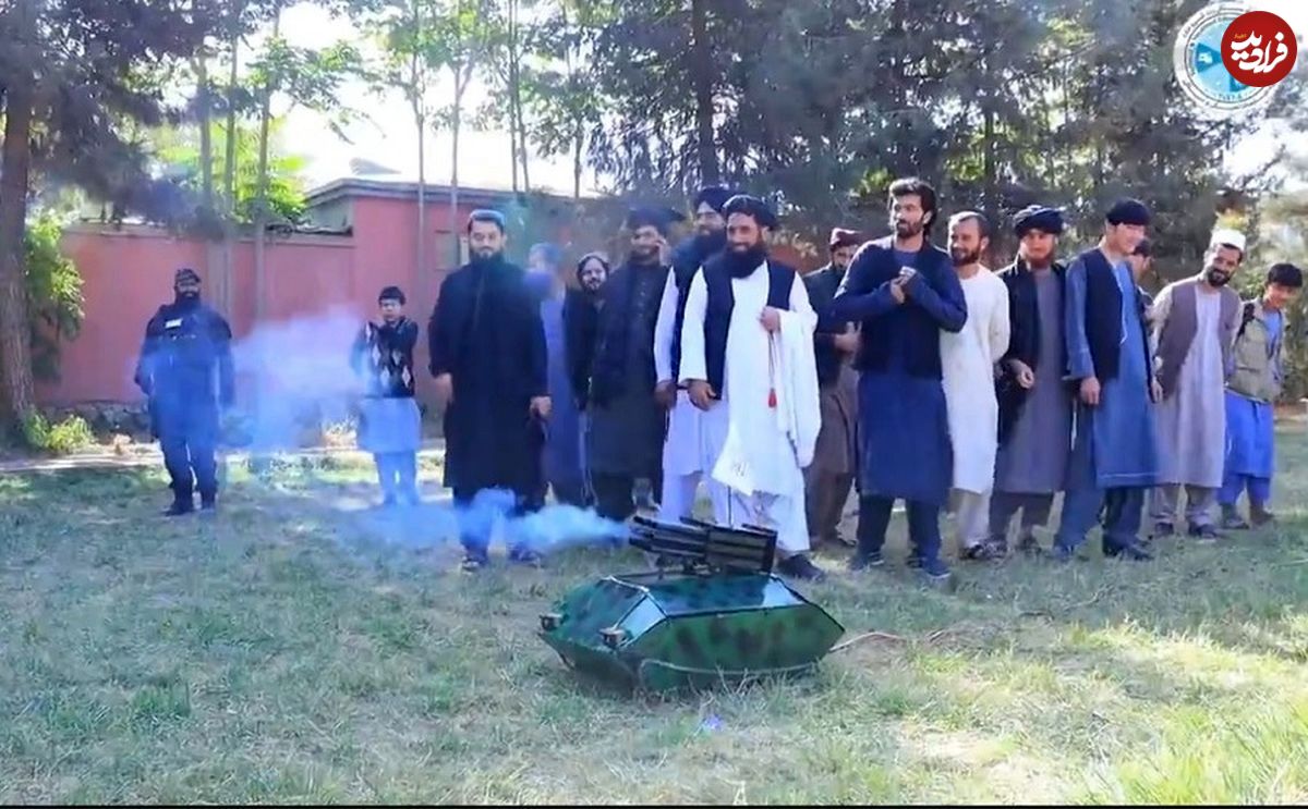 (ویدیو) طالبان از تانک کوچولوی خود رونمایی کرد