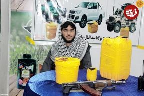 (عکس) رونمایی عجیب طالبان از یک سلاح جنگی