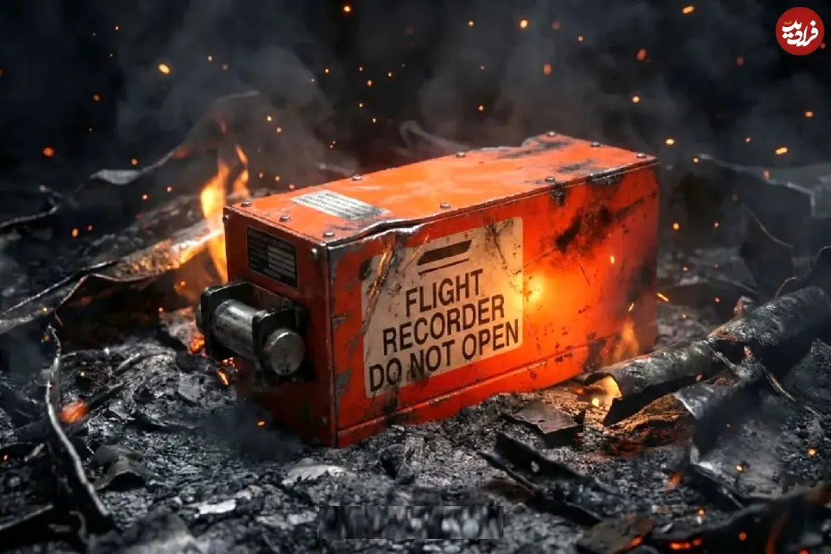تصاویر؛ تنها بازمانده‌ سقوط هواپیما؛ چرا جعبه سیاه از تانک جنگی هم مقاوم‌تر است؟