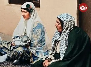 عکس| سفر زمان؛ تصویر رنگی‌شده از یک «محفل زنانه» در دوران قاجار