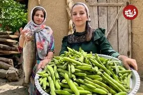 ببینید| غذای روستایی در ایران؛ پخت باقالی پلو با ماهی سالمون