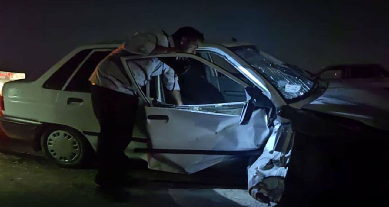 (تصاویر) تصادف شدید خودروی عروس در مشهد