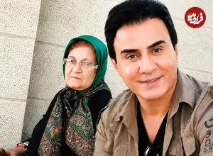 داریوش فرضیایی به سوگ مادر نشست