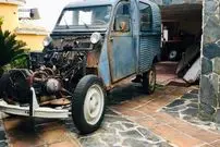 ببینید| مراحل جالب بازسازی کامل یک ژیان رها شده مدل 1963 