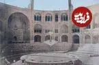 عکس| سفر زمان؛ چراغانی «تکیه دولت» در هنگام اجرای یک نمایش؛ 140 سال قبل