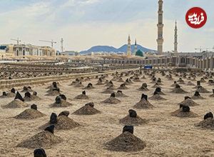 عکس؛ سفر به تاریخ؛ مرقد مطهر «امام حسن، امام سجاد، امام باقر و امام صادق علیهم‌السلام» در بقیع؛ 118 سال قبل