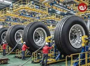 ببینید| چگونه لاستیک هواپیما ساخته می شود؟