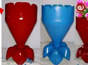 ببینید| نحوه درست کردن یک گلدان خلاقانه با بطری نوشابه و به روش استاد هندی