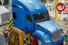 (ویدئو) کامیون های مشهور کنوورث آمریکا چگونه در کارخانه تولید می شوند؟
