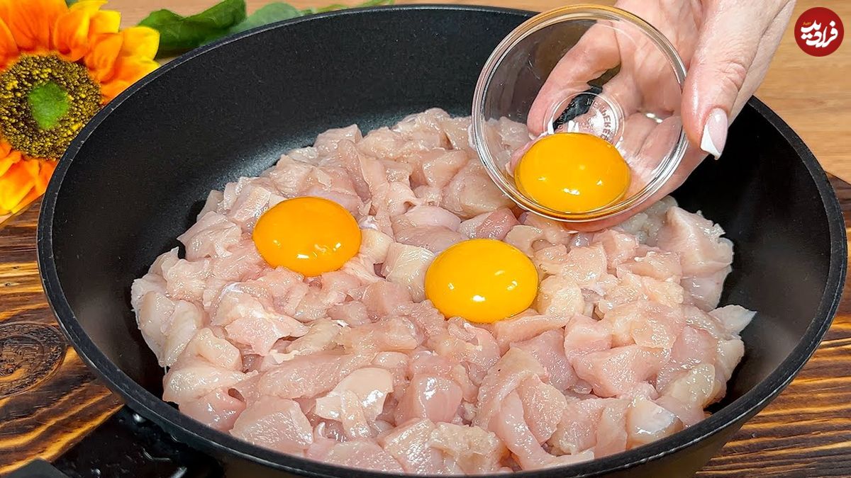 ببینید؛ طرز تهیه یک کتلت خوشمزه با 800 گرم سینه مرغ در اسپانیا