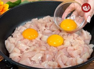 ببینید؛ طرز تهیه یک کتلت خوشمزه با 800 گرم سینه مرغ در اسپانیا