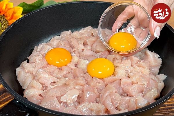ببینید؛ طرز تهیه یک کتلت خوشمزه با 800 گرم سینه مرغ در اسپانیا