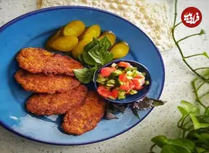 طرز تهیه کتلت با گوشت کوبیده آبگوشت؛ خوشمزه و سریع