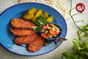 طرز تهیه کتلت با گوشت کوبیده آبگوشت؛ خوشمزه و سریع