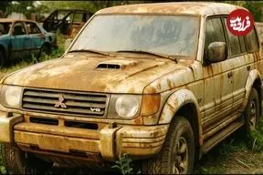 ببینید| فرآیند بازسازی و تعمیر یک میتسوبیشی پاجروی قدیمی و زنگ زده