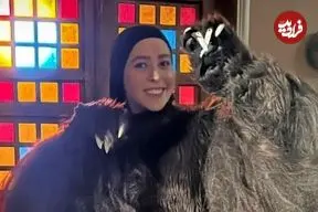 عکس| سفر زمان؛ «جانور» سریال مهیار عیار با لباس سنتی کره‌ای در رستوران کره‌ای