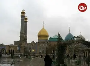 عکس| سفر به تهران قدیم؛ نمایی از حرم «حضرت شاه عبدالعظیم» در شهر ری؛ اوایل دهه 30