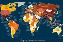 کشورهای با بیشترین فرار مغزها در سال ۲۰۲۴ + اینفوگرافی و جایگاه ایران