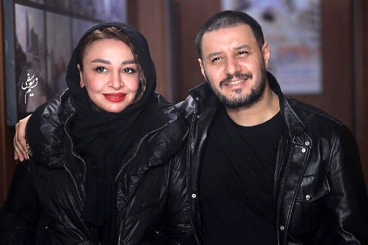 (عکس) گریم تازه و دیدنی مه لقا باقری همسر جواد عزتی در پشت صحنه یک تئاتر