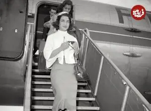 عکس| سفر در زمان؛ «اشرف پهلوی» در کنار احمد شفیق، همسر دوم اش؛ دهه 20