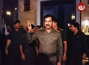 عکس| «صدام حسین» در کنار پادشاه مراکش و در حال ورود به رباط؛ سال 1368