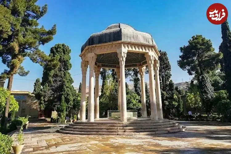عکس| سفر به ایران قدیم؛ منظرۀ «حافظیه شیراز» در دوران قاجار